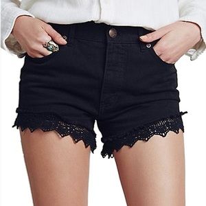 Free People Lacey Denim Shorts